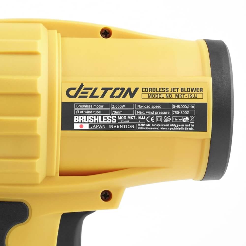 เครื่องเป่าลมไร้สาย (พร้อมแบตเตอรี่) DELTON รุ่น MKT-19JJ TURBO FORCE 20V 12AH_5